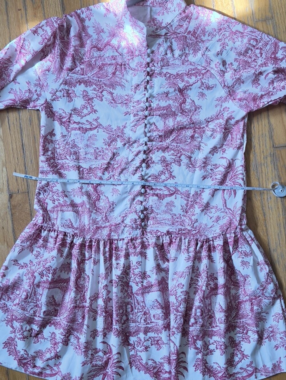 Pink Toile Dress - Picture 5 of 8